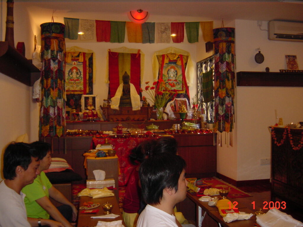Disciples in Temple - Meru 2004